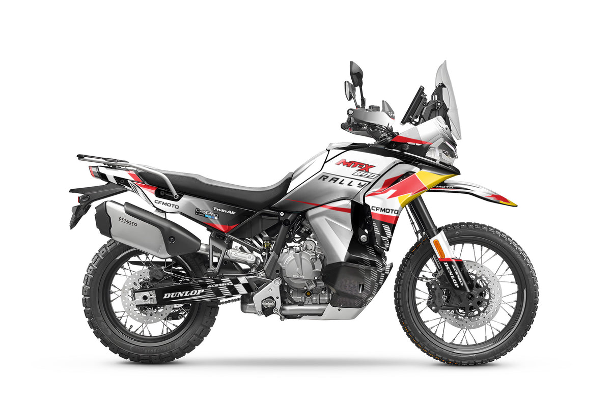 CF MOTO MT-X 800-1000 FULL GRAPHICS KIT ''FACTORY WHITE'' DESIGN