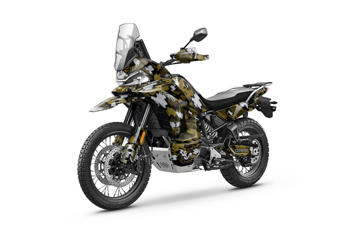 CF MOTO MT-X 800-1000 FULL GRAPHICS KIT ''CAMO V1 BRONZE'' DESIGN