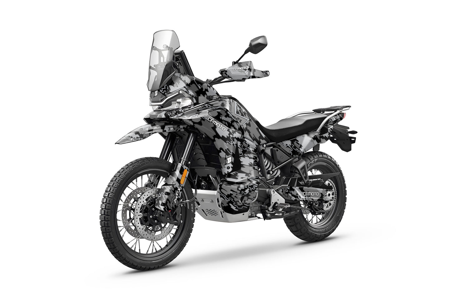 CF MOTO MT-X 800-1000 FULL GRAPHICS KIT ''CAMO V1 GREY'' DESIGN