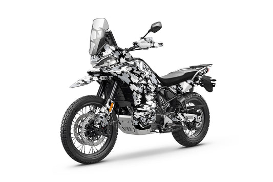 CF MOTO MT-X 800-1000 FULL GRAPHICS KIT ''CAMO V1 WHITE'' DESIGN