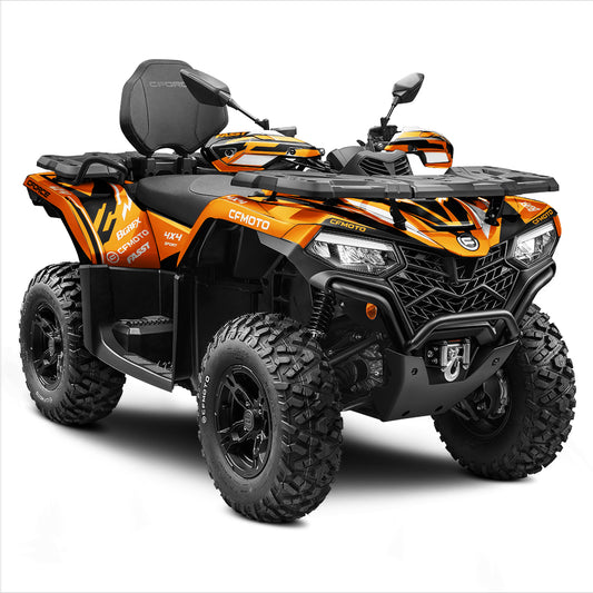 CFMOTO CFORCE 400 520 FULL GRAPHICS KIT ''TANTRUM ORANGE'' DESIGN