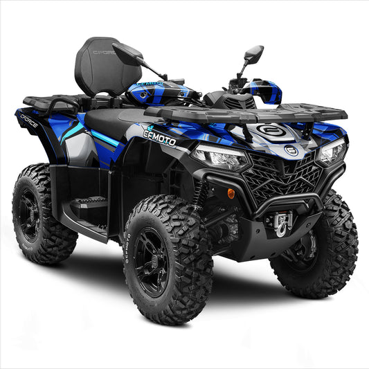 CFMOTO CFORCE 400 520 FULL GRAPHICS KIT ''FLUSHED BLUE'' DESIGN