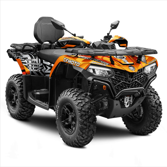 CFMOTO CFORCE 400 520 FULL GRAPHICS KIT ''PULSED ORANGE'' DESIGN