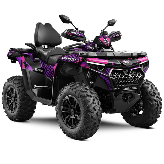 CFMOTO CFORCE G3 FULL GRAPHICS KIT ''ACID PURPLE'' DESIGN