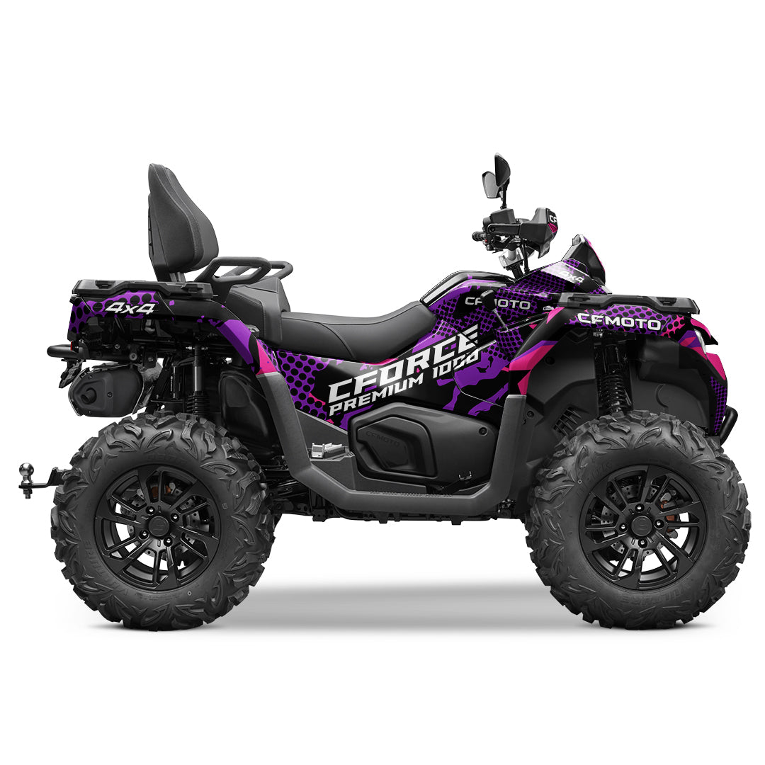 CFMOTO CFORCE G3 FULL GRAPHICS KIT ''ACID PURPLE'' DESIGN