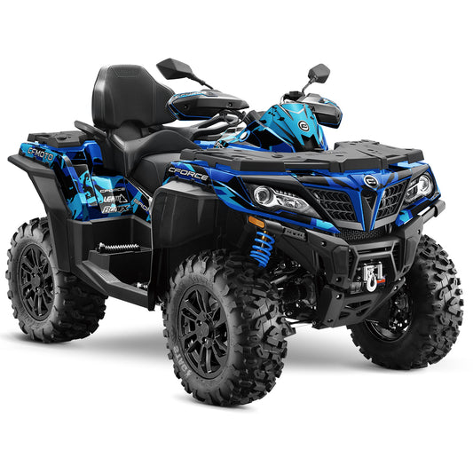 CFMOTO CFORCE G2 FULL GRAPHICS KIT ''CAMED BLUE'' DESIGN