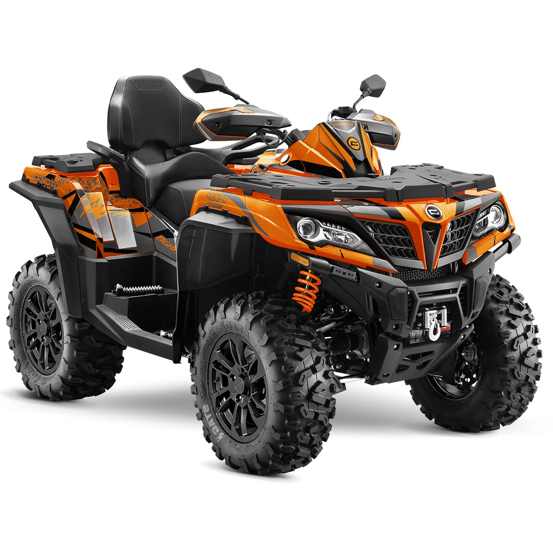 CFMOTO CFORCE G2 FULL GRAPHICS KIT ''SHRED ORANGE'' DESIGN