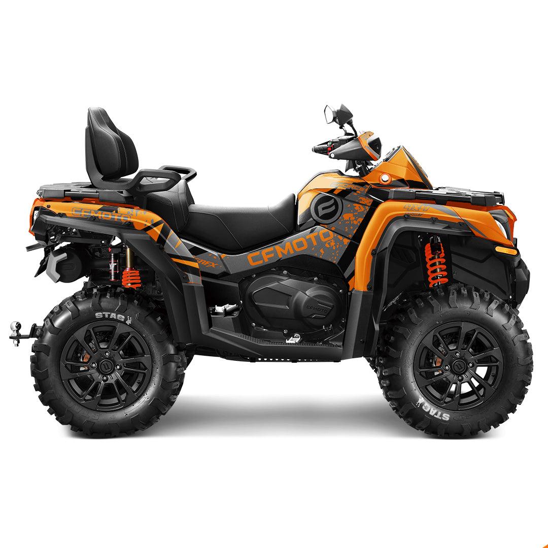 CFMOTO CFORCE G2 FULL GRAPHICS KIT ''SHRED ORANGE'' DESIGN