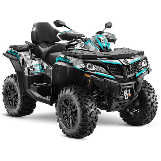 CFMOTO CFORCE G2 FULL GRAPHICS KIT ''CAMO V2 MINT'' DESIGN