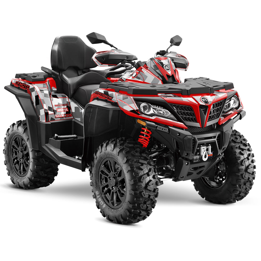 CFMOTO CFORCE G2 FULL GRAPHICS KIT ''CAMO V2 RED'' DESIGN