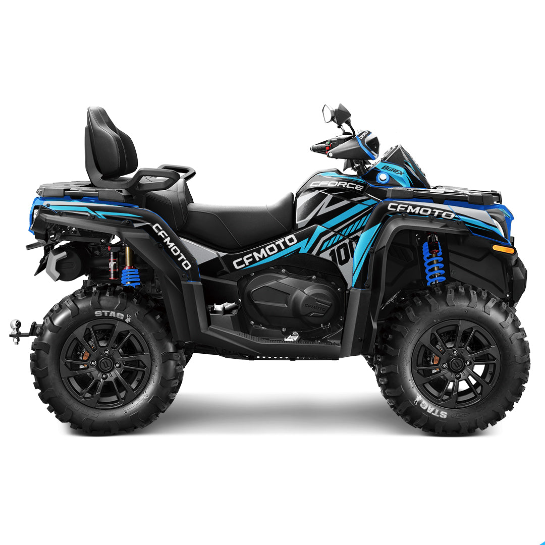 CFMOTO CFORCE G2 FULL GRAPHICS KIT ''FUSION LIGHT BLUE'' DESIGN