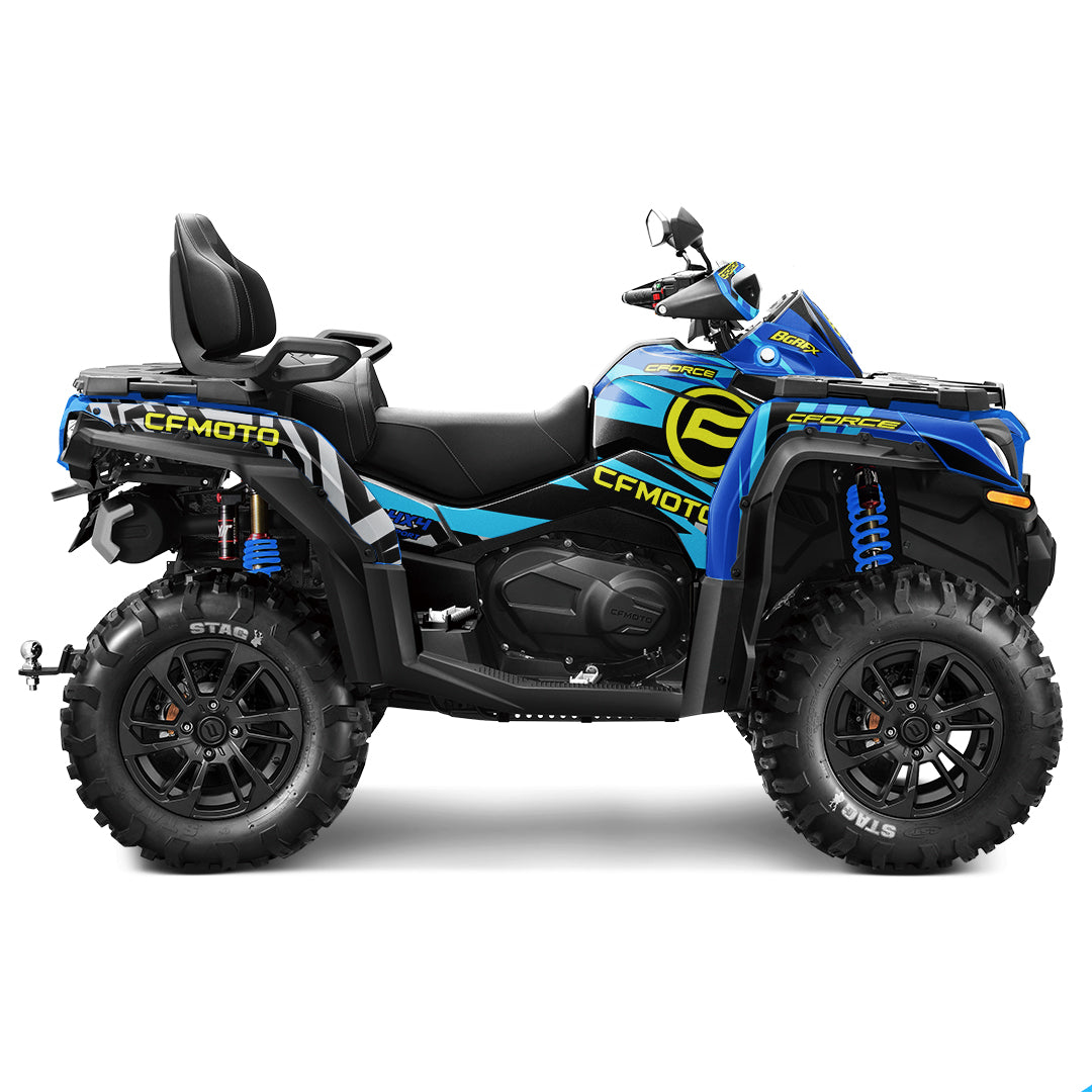 CFMOTO CFORCE G2 FULL GRAPHICS KIT ''PULSED BLUE'' DESIGN