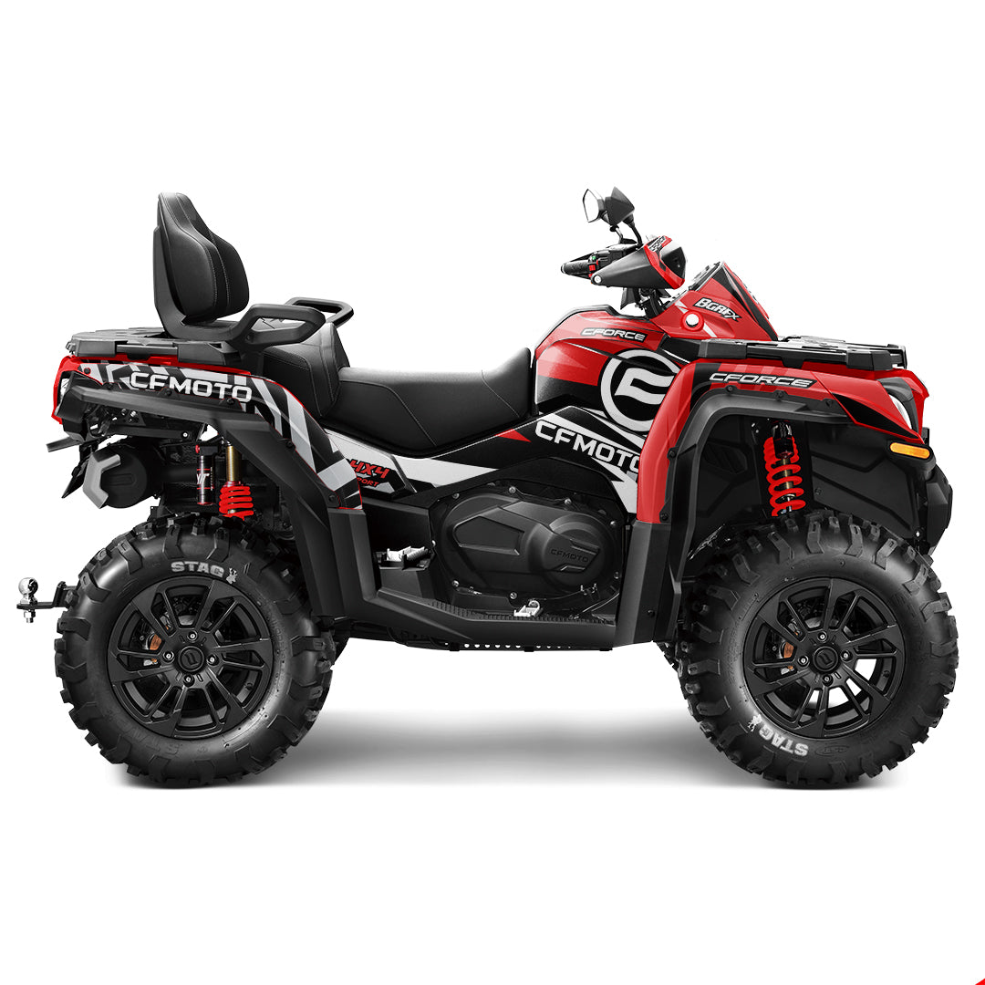 CFMOTO CFORCE G2 FULL GRAPHICS KIT ''PULSED RED'' DESIGN