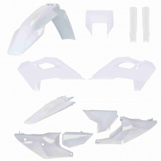 FULL KIT PLASTICS HUSQVARNA TE/FE 2024-2025 - WHITE