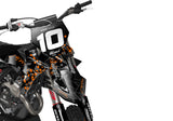 FULL GRAPHICS KIT FOR KTM ''CAMED ORANGE'' DESIGN