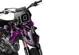 FULL GRAPHICS KIT FOR KTM ''CAMED PURPLE'' DESIGN