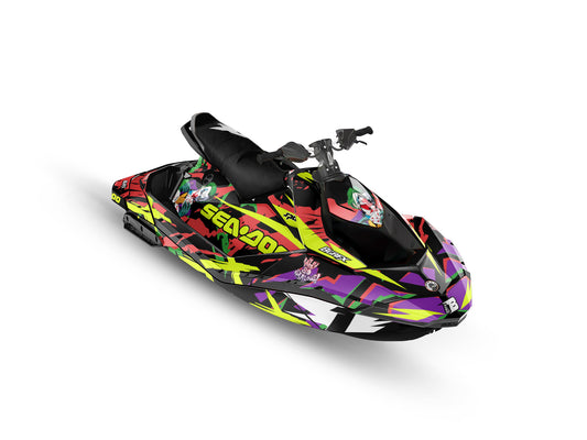 SEA-DOO SPARK 2014-2023 FULL GRAPHICS KIT "JOKER" DESIGN
