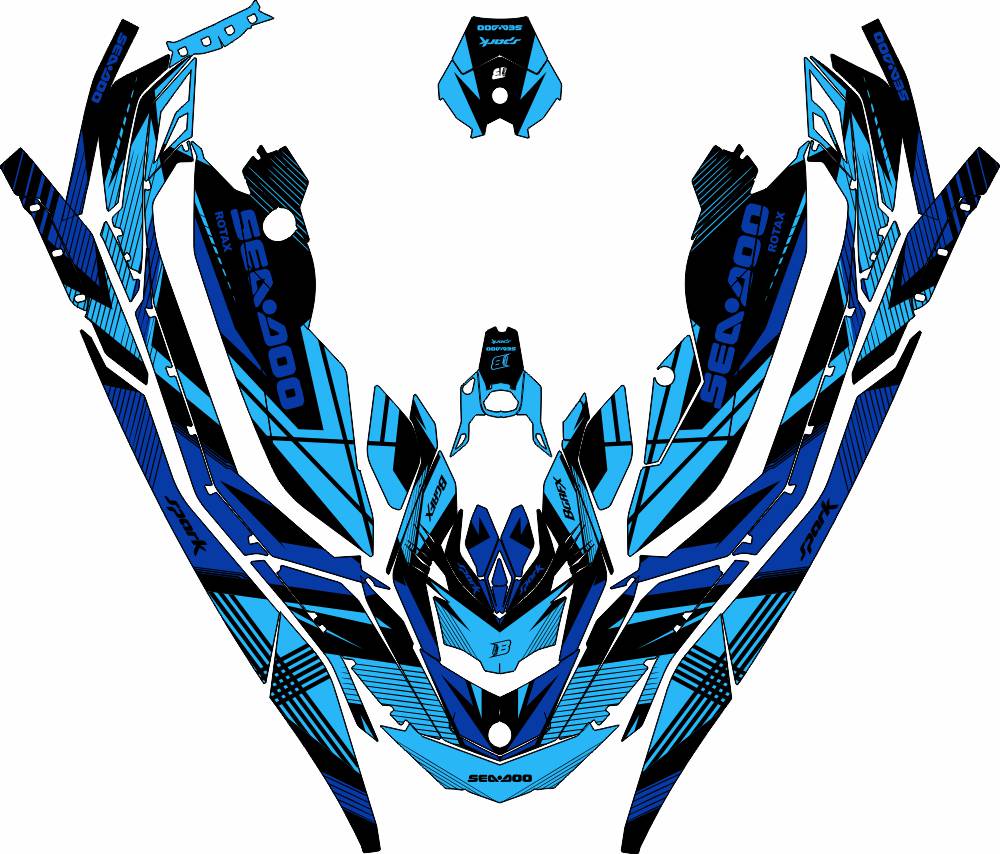 SEA-DOO SPARK 2014-2023 FULL GRAPHICS KIT 
