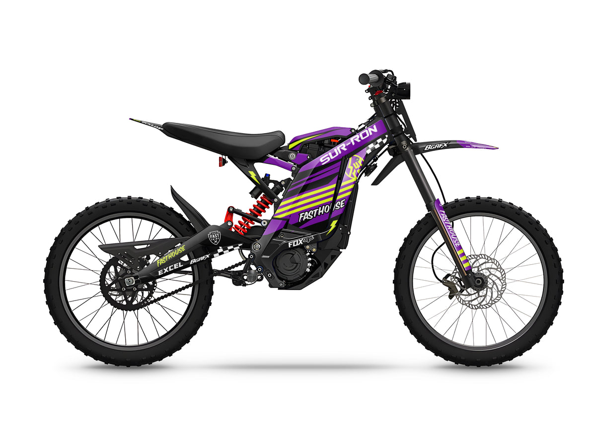 SURRON FULL GRAPHICS KIT ''FINISH PURPLE'' DESIGN – bling graphix