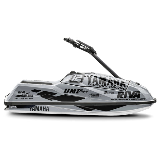YAMAHA SUPER JET FULL GRAPHICS KIT "70TH ANNIVERSARY GREY" DESIGN