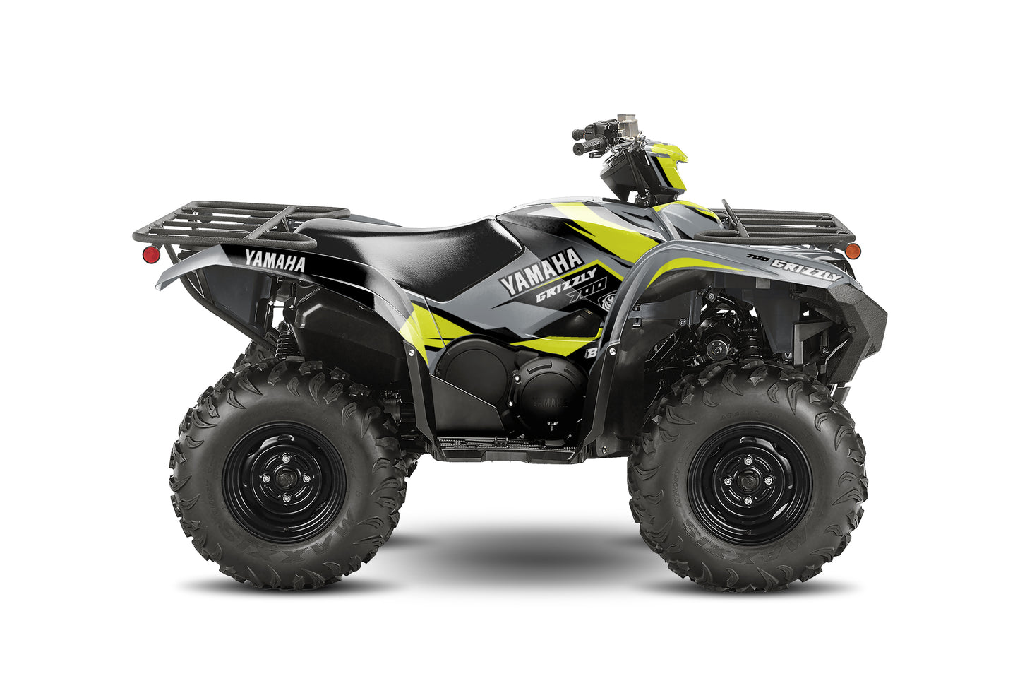 YAMAHA GRIZZLY 660 700 FULL GRAPHICS KIT ''ATOM FLUO'' DESIGN