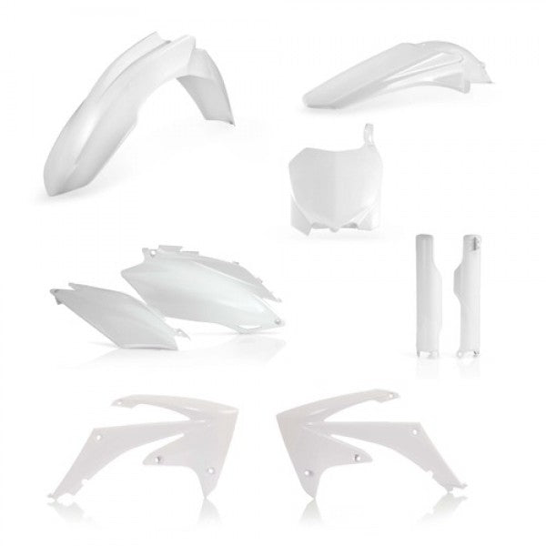 FULL PLASTIC KIT HONDA CRF250 11-13 + CRF450 11-12 - WHITE