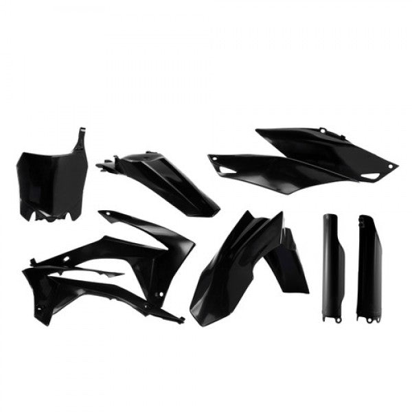 FULL PLASTIC KITS HONDA CRF250 14-17 + CRF450 13-16 - BLACK