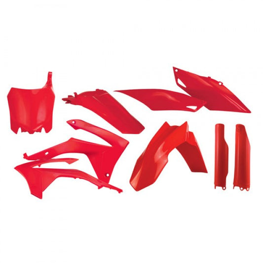 FULL PLASTIC KITS HONDA CRF250 14-17 + CRF450 13-16 - RED