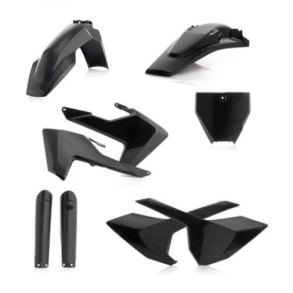 FULL PLASTIC KITS HUSQVARNA TC/FC 16-18 (NO TC 250 16) - BLACK