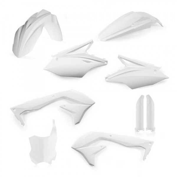 FULL KIT PLASTIC KAWASAKI KXF 450 16-17 - WHITE