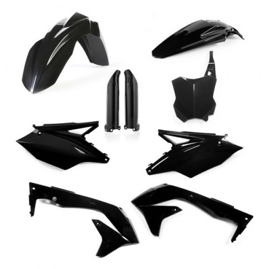 FULL KIT PLASTIC KAWASAKI KXF 450 16-17 - BLACK