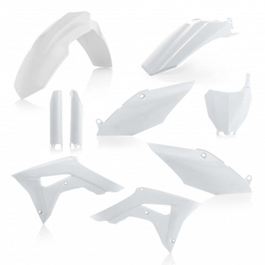 FULL KIT PLASTIC HONDA CRF450R 2017-2018 + CRF 250 2018 - WHITE