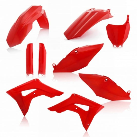 FULL KIT PLASTIC HONDA CRF450R 2017-2018 + CRF 250 2018 - RED