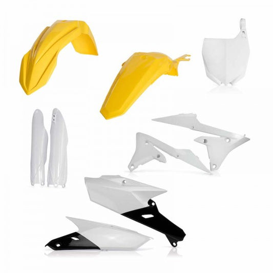 FULL PLASTIC KIT YAMAHA YZF250 14/18 + YZF450 14/17 - YELLOW