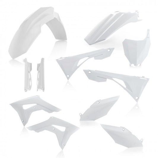 FULL KIT PLASTIC HONDA CRF450 + CRF250 19-20 7 pieces - WHITE