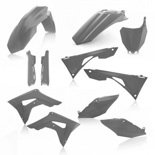 FULL KIT PLASTIC HONDA CRF450 + CRF250 19-20 7 pieces - GREY