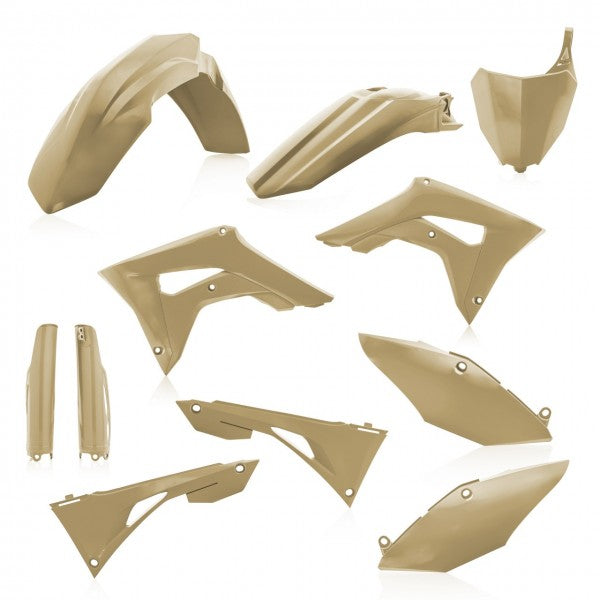 FULL KIT PLASTIC HONDA CRF450 + CRF250 19-20 7 pieces - SAND