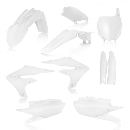 FULL PLASTIC KIT YAMAHA YZF 250 19-20 + 450 18/20 7 PIECES - WHITE