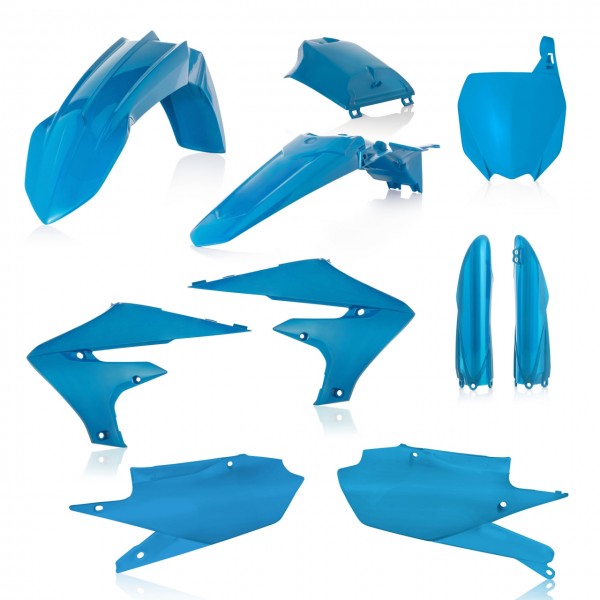 FULL PLASTIC KIT YAMAHA YZF 250 19-20 + 450 18/20 7 PIECES - LIGHT BLUE