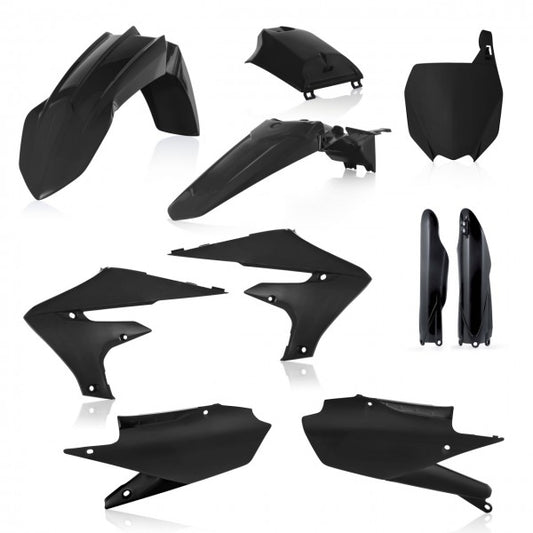 FULL PLASTIC KIT YAMAHA YZF 250 19-20 + 450 18/20 7 PIECES - BLACK