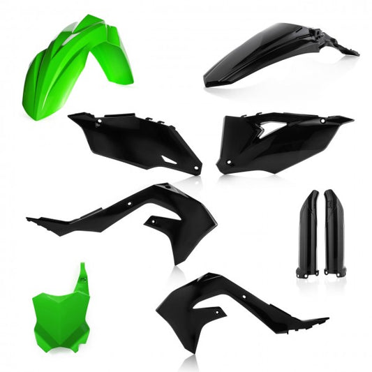 FULL KIT PLASTIC KAWASAKI KXF 450 2019-2021 - GREEN/BLACK