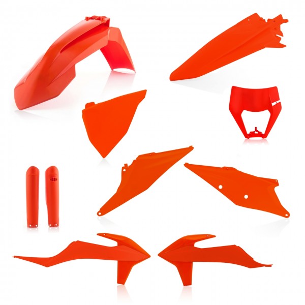 FULL KIT PLASTICS KTM EXC-F 2020 - ORANGE