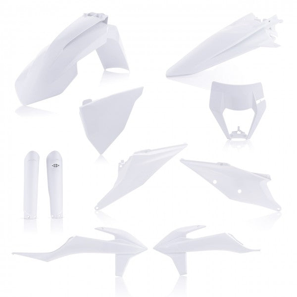 FULL KIT PLASTICS KTM EXC-F 2020 - WHITE20