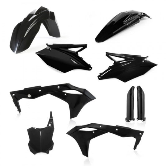 FULL KIT PLASTIC KAWASAKI KXF 250 18/20 - BLACK