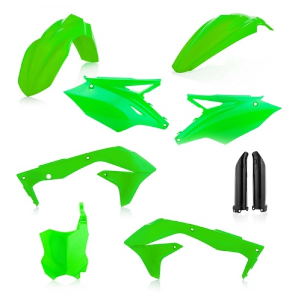 FULL KIT PLASTIC KAWASAKI KXF 450 2018 - FLO GREEN