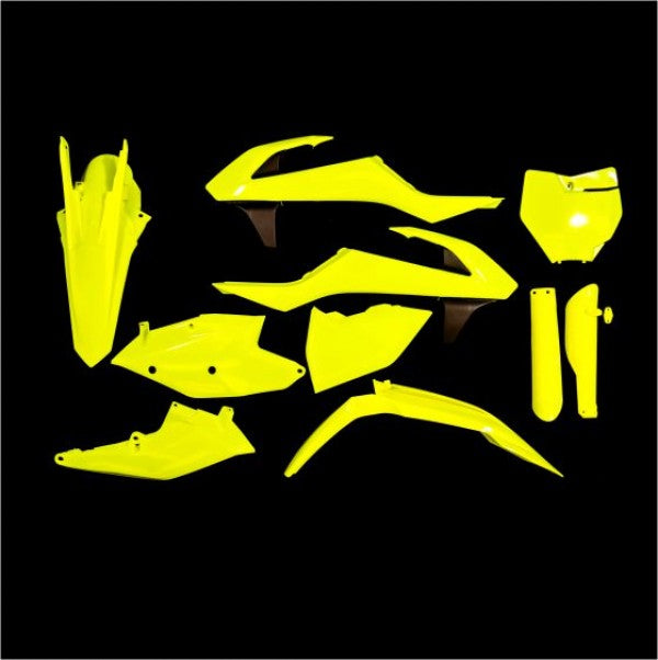 FULL KIT PLASTIC KTM SX/SXF 16-18 - FLO YELLOW – bling graphix