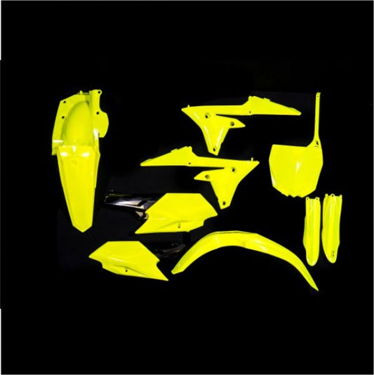 PLASTIC FULL KITS YZF 250 14/18 + 450 14/17 - FLO YELLOW