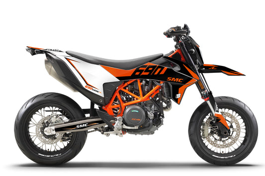 FULL GRAPHICS KIT FOR KTM SMC-R 690 2019-2021 ''IMPACT'' DESIGN