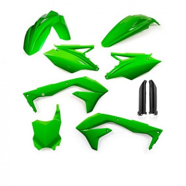 FULL KIT PLASTIC KAWASAKI KXF 450 16-17 - FLO GREEN