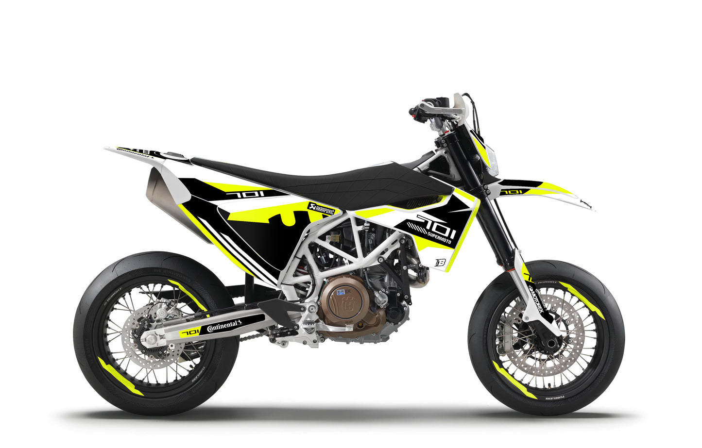 701 FLUO GRAPHICS KIT ''STRIKER Flo BLACK'' DESIGN